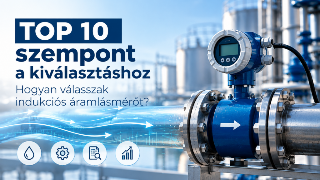 TOP 10 szempont indukciós áramlásmérő választásához